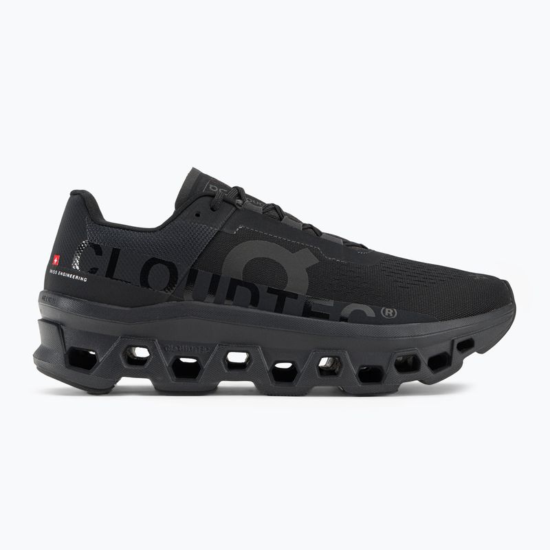 Men's On Cloudmonster running shoes black 6199025 2