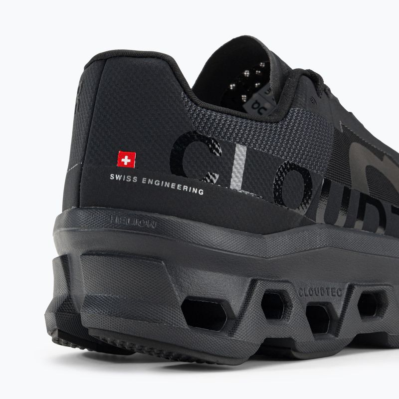 Men's On Cloudmonster running shoes black 6199025 9