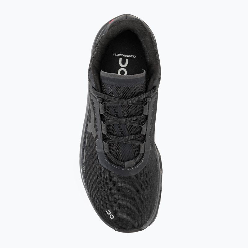 Women's On Running Cloudmonster black/magnet running shoes 5