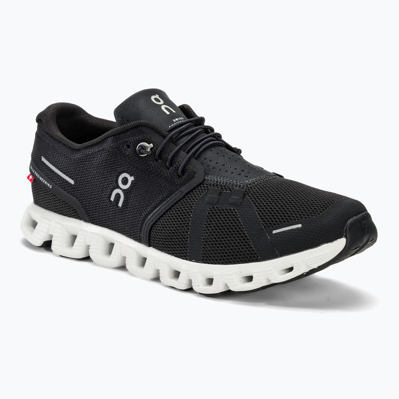 Men's On Running Cloud 5 black/white running shoes