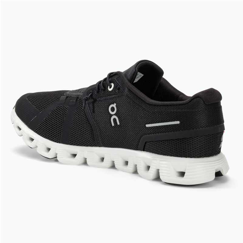 Men's On Running Cloud 5 black/white running shoes 3