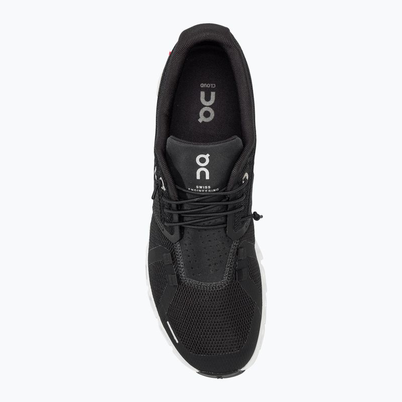 Men's On Running Cloud 5 black/white running shoes 5