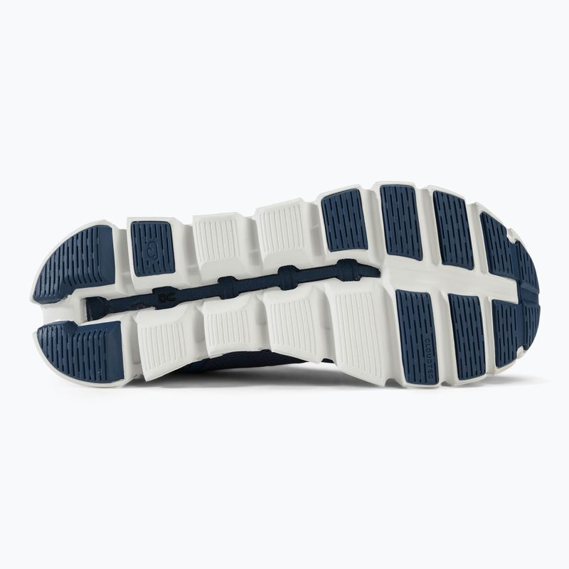 Women's On Cloud 5 denim/white running shoes 4