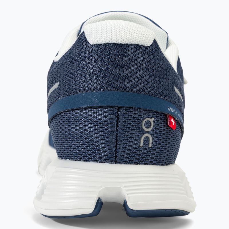Women's On Cloud 5 denim/white running shoes 6
