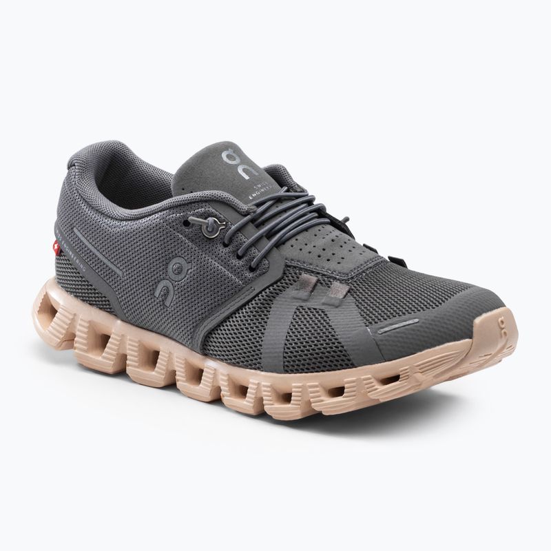 Women's running shoes On Cloud 5 grey 5998883
