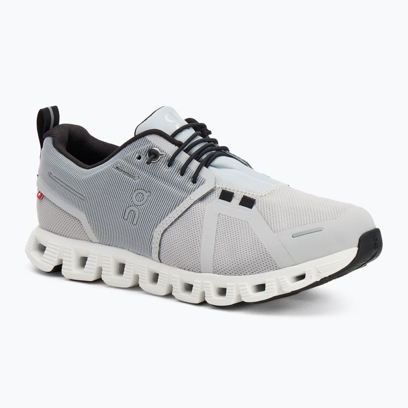 Women's running shoes On Cloud 5 Waterproof glacier/white