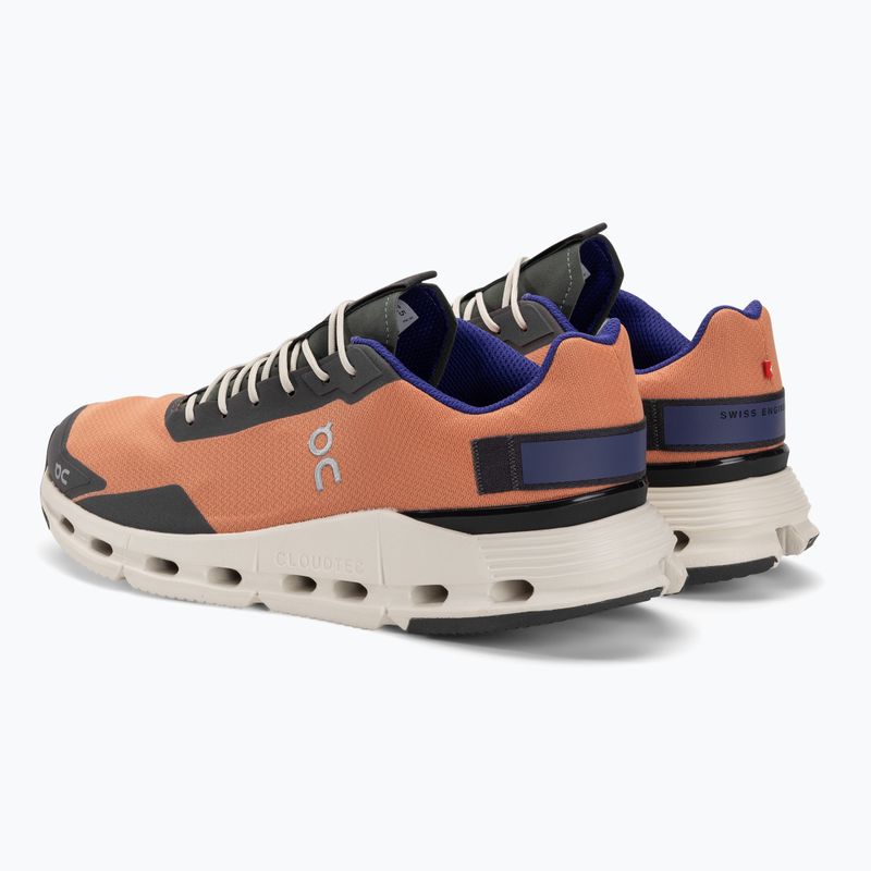 Men's running shoes On Cloudnova Form terracotta/forest 3