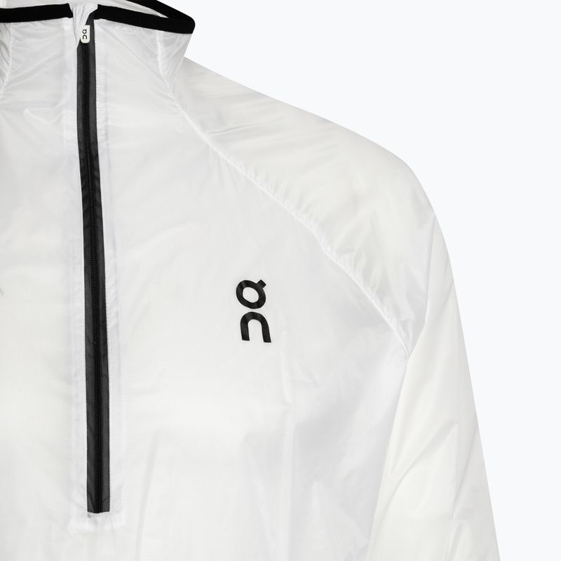 Men's On Zero white/meadow running jacket 3