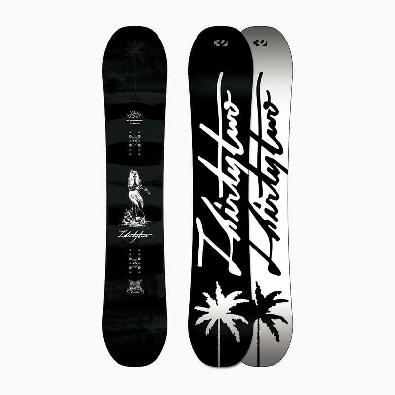 Men's snowboard ThirtyTwo Permanent Vacation Carbon black
