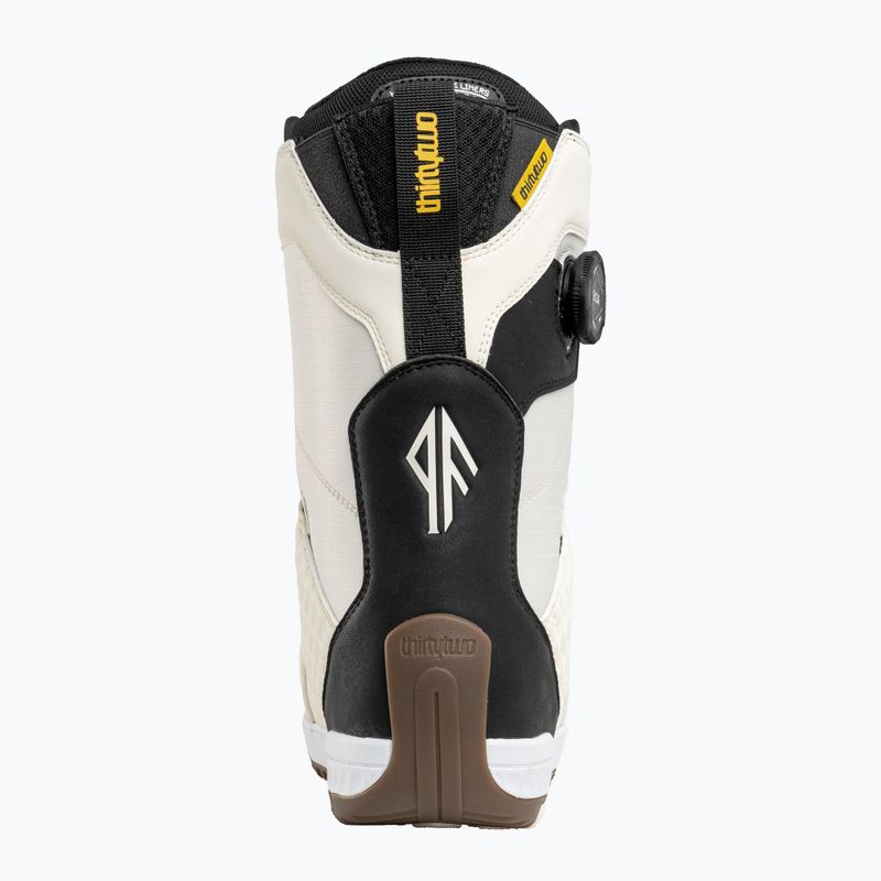 Men's snowboard boots ThirtyTwo Lashed Double Boa Fava white/black/yellow 3