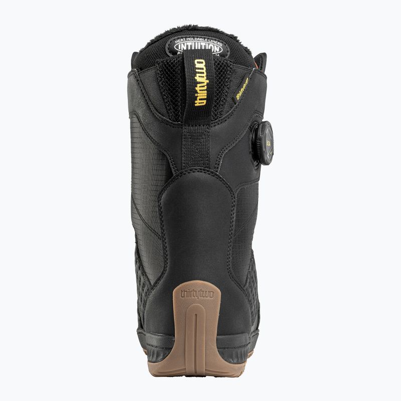 Women's snowboard boots ThirtyTwo Lashed Double Boa black/gold 3