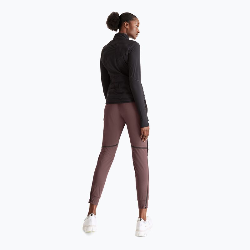 Women's On grape/black running trousers 2