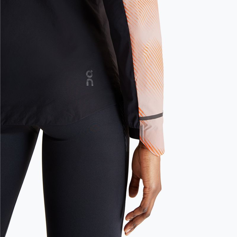 Women's On Running Weather Lumos running jacket woodrose/black 5
