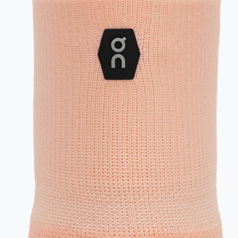 Women's On Running Performance Mid rose/flamingo running socks 3