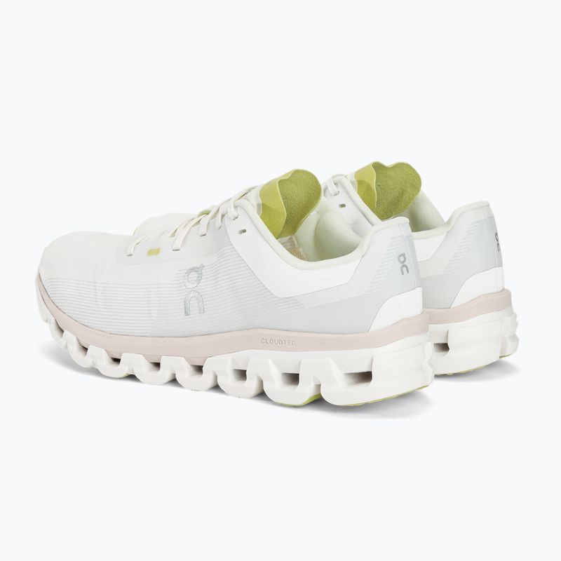 Men's On Cloudflow 4 white/sand running shoes 3