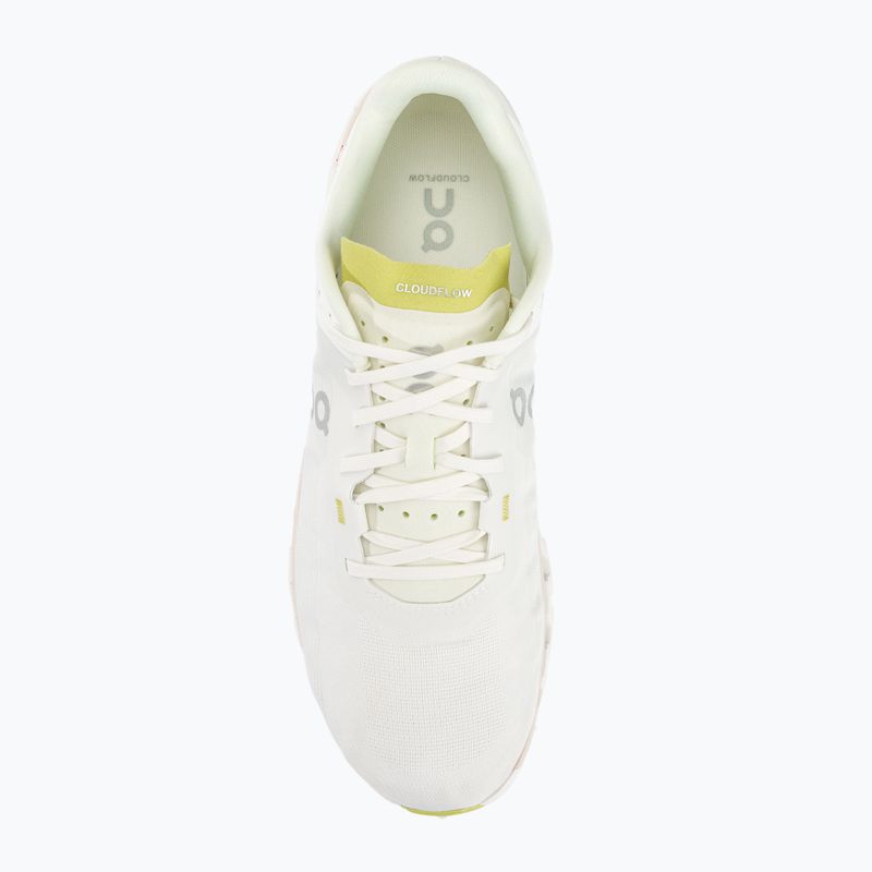 Men's On Cloudflow 4 white/sand running shoes 6