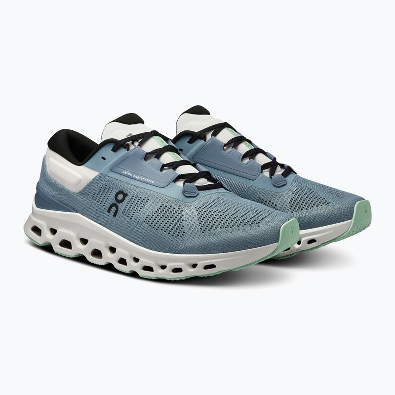 Men's On Cloudstratus 3 wash/metal running shoes 10