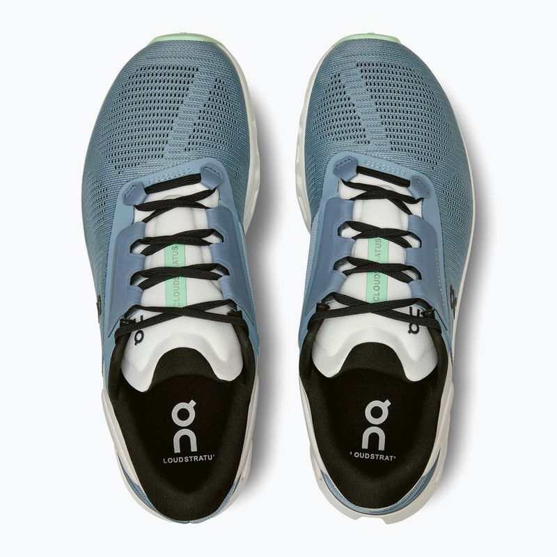 Men's On Cloudstratus 3 wash/metal running shoes 11