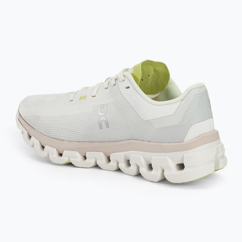 Women's On Cloudflow 4 white/sand running shoes 3