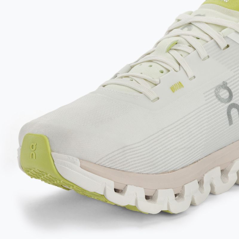 Women's On Cloudflow 4 white/sand running shoes 7