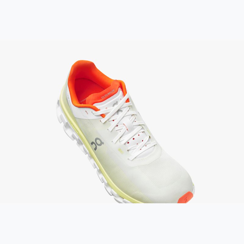 Women's On Running Cloudflow 4 white/hay running shoes 14