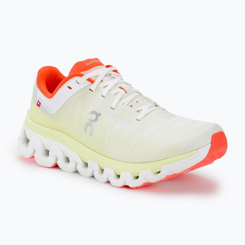 Women's On Running Cloudflow 4 white/hay running shoes