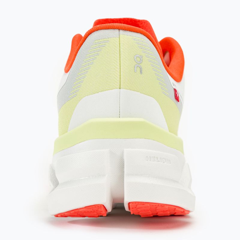 Women's On Cloudflow 4 white/hay running shoes 6