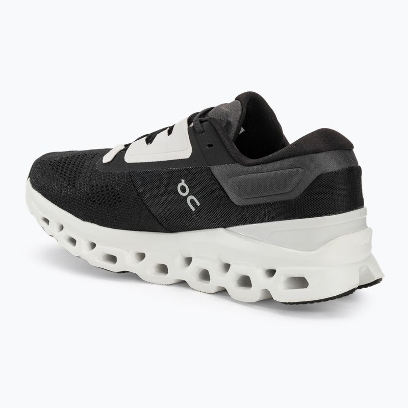 Women's On Cloudstratus 3 black/frost running shoes 3
