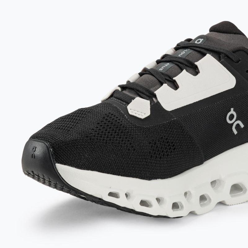 Women's On Cloudstratus 3 black/frost running shoes 7