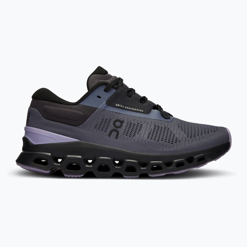 Women's running shoes On Running Cloudstratus 3 metal/wisteria 9
