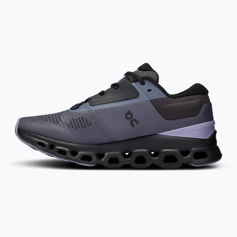 Women's running shoes On Running Cloudstratus 3 metal/wisteria 10