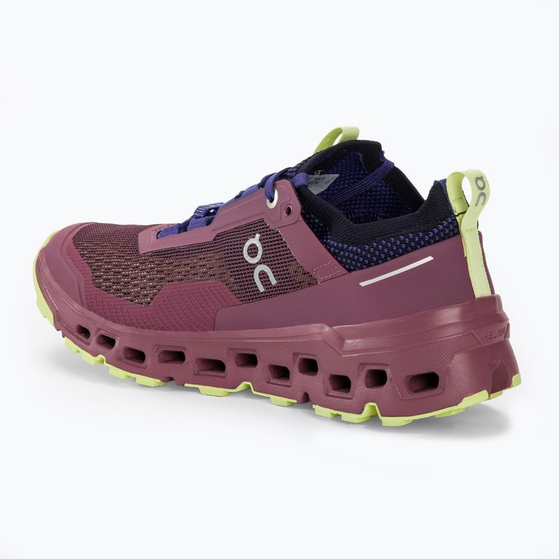 Women's On Cloudultra 2 cherry/hay running shoes 3