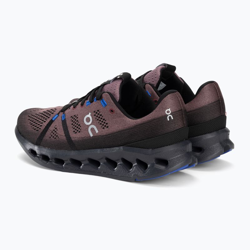 Men's On Cloudsurfer black/cobalt running shoes 4