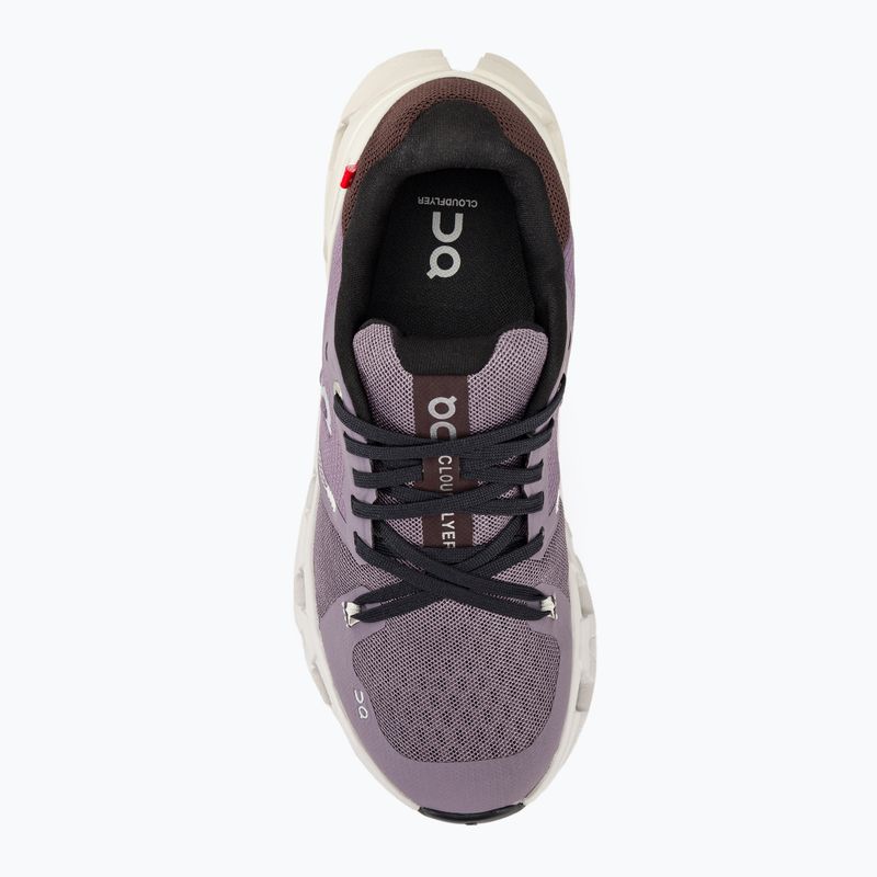 Women's On Cloudflyer 4 shark/pearl running shoes 5