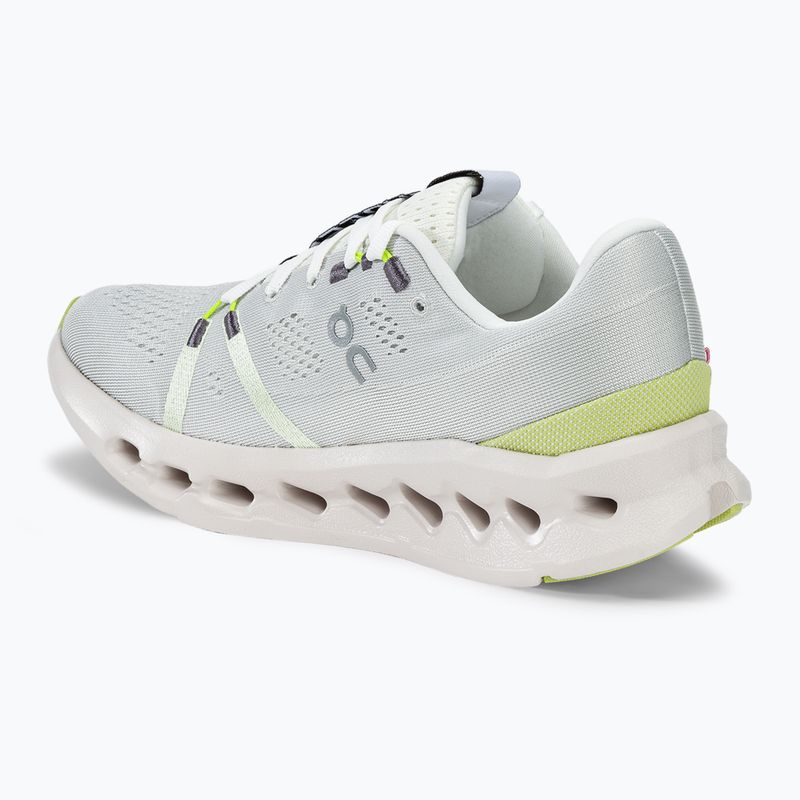 Women's On Running Cloudsurfer white/sand running shoes 3