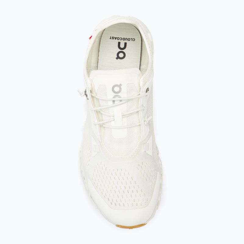Women's On Running Cloud 5 Coast undyed-white/white shoes 5