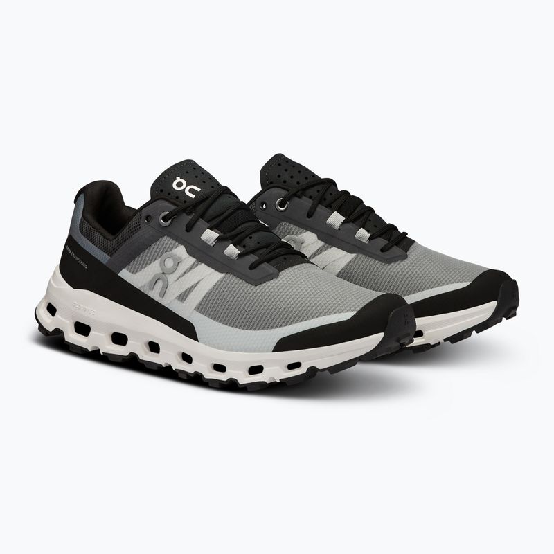 Women's On Cloudvista black/white running shoes 8