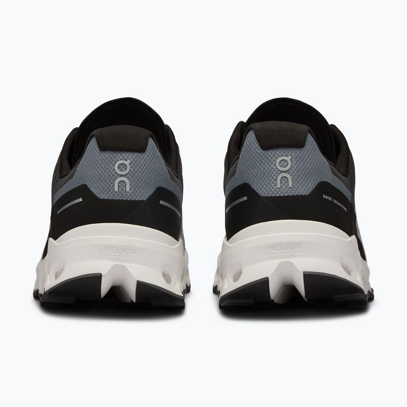Women's On Cloudvista black/white running shoes 11