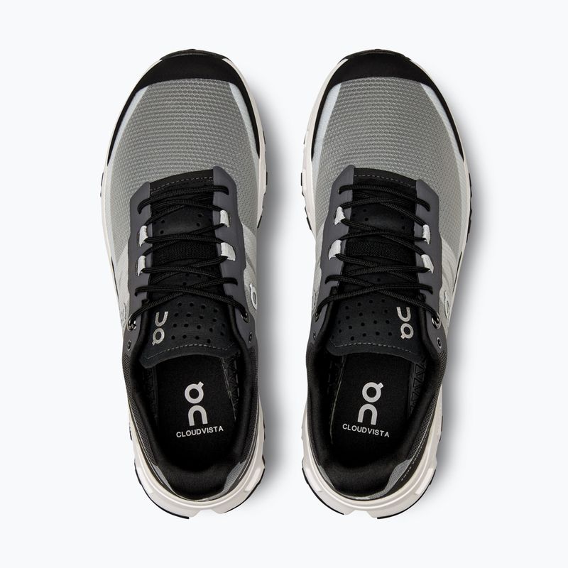 Women's On Cloudvista black/white running shoes 13