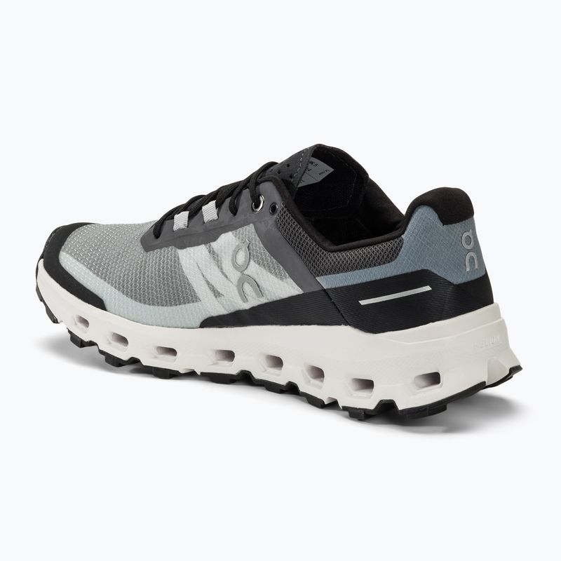 Women's On Running Cloudvista black/white running shoes 3