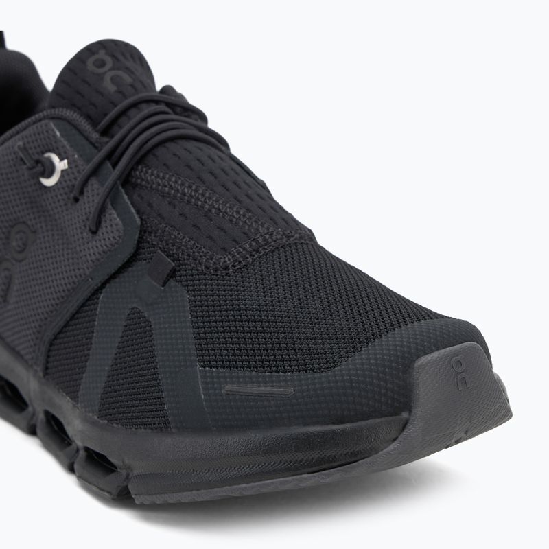 On Cloud Sky black shoes 7