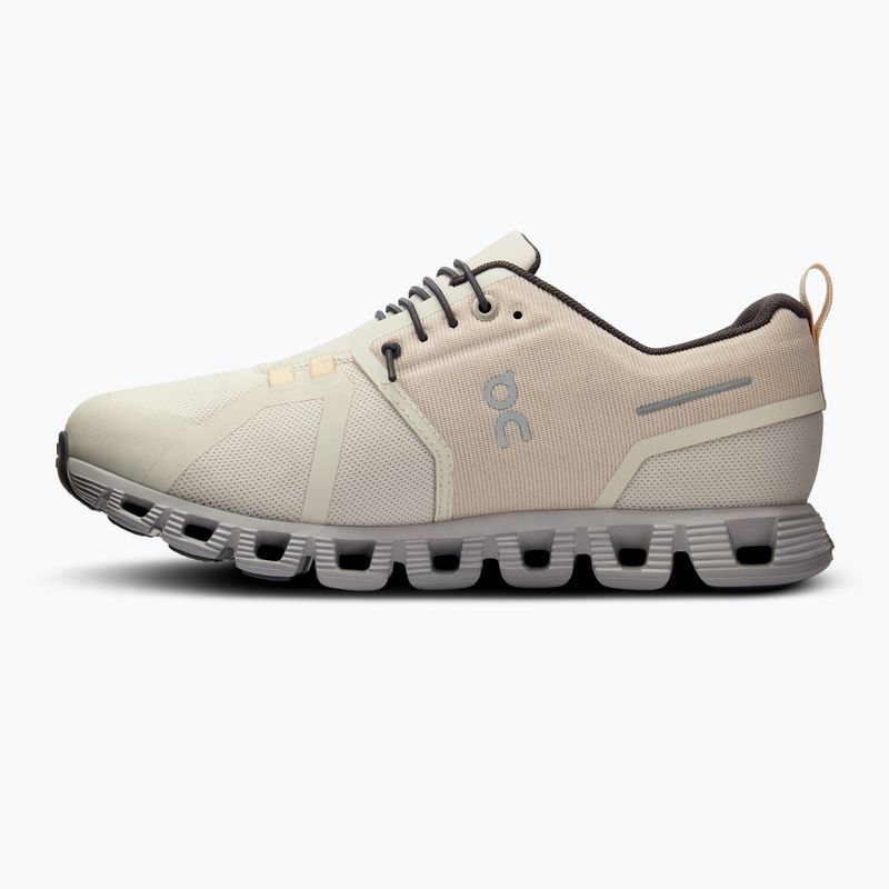Women's On Running Cloud 5 Waterproof pearl/fog running shoes 10