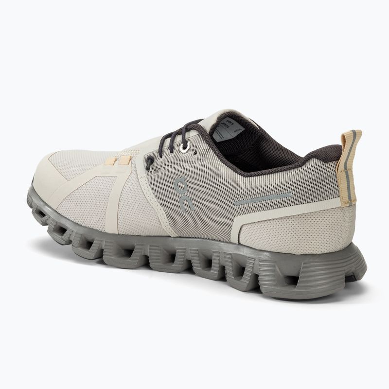 Women's On Running Cloud 5 Waterproof pearl/fog running shoes 3