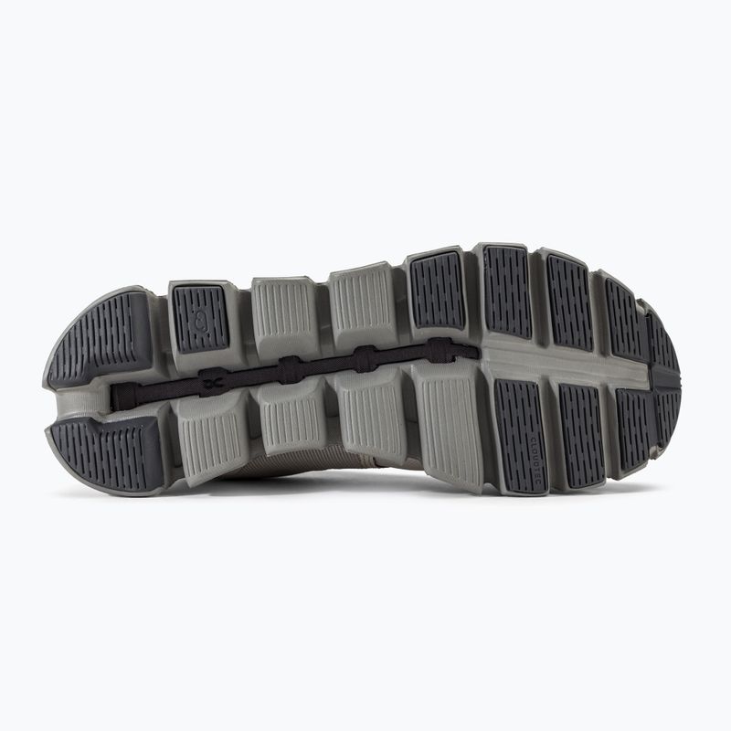 Women's On Cloud 5 Waterproof pearl/fog running shoes 4