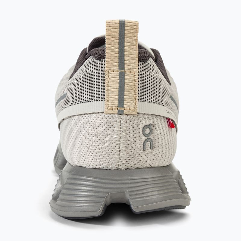 Women's On Running Cloud 5 Waterproof pearl/fog running shoes 6