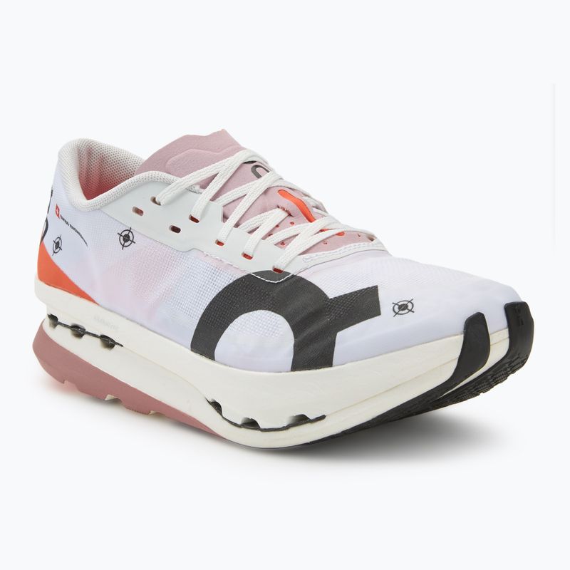 Women's On Cloudboom Echo 3 white/flame running shoes