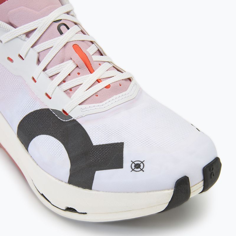 Women's On Cloudboom Echo 3 white/flame running shoes 7