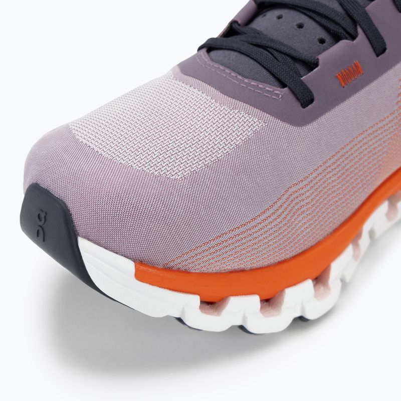 Men's On Cloudflow 4 quartz/flame running shoes 7