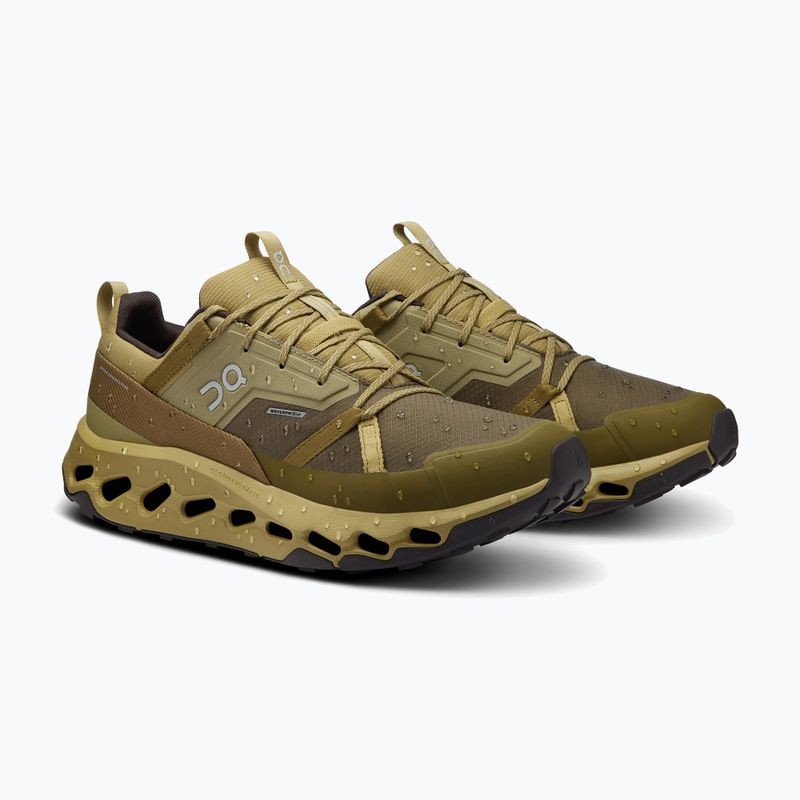 Men's On Running Cloudhorizon Waterproof safari/olive shoes 10