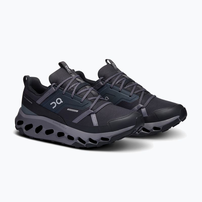 Women's On Running Cloudhorizon Waterproof black/eclipse shoes 10